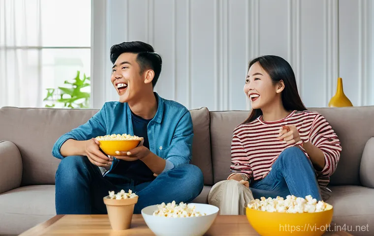 OTT 해외 시청 방법 - **Prompt:** A young Vietnamese woman, around 22 years old, with a radiant, satisfied smile, is comfo... OTT 해외 시청 방법 - **Prompt:** A young Vietnamese woman, around 22 years old, with a radiant, satisfied smile, is comfo...