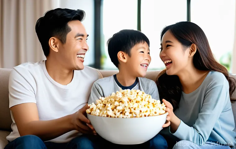 OTT 마케팅 사례 - **Prompt 1: Vietnamese Family's Cozy Movie Night**
    *   **Description:** A heartwarming scene of ...
